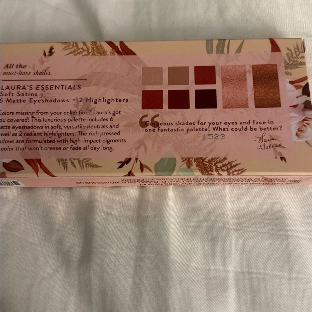 Laura Geller soft satin six matte eyeshadows and two highlighters new in box - Picture 3 of 3